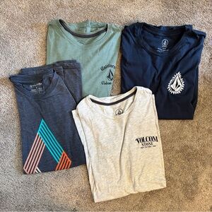 Lot of FOUR Mens Volcom Modern T-Shirts | Size Medium